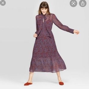 A New Day Target Pleated Midi Dress